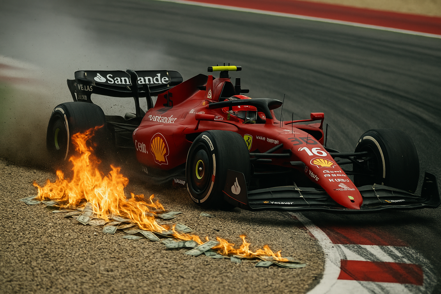 il Cavallino rampante va fuori pista